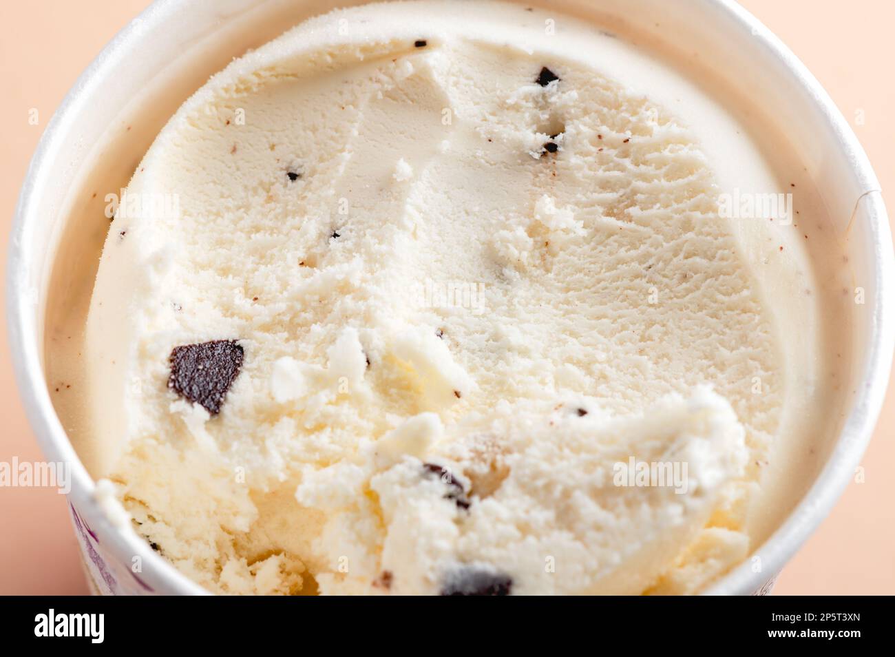 Choc Chip Ice Cream Stock Photo Alamy