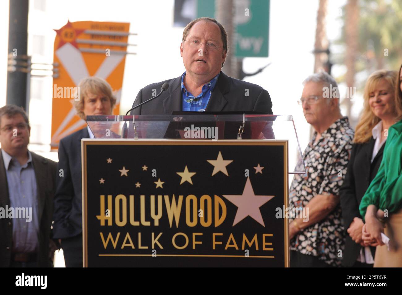 HOLLYWOOD, CA - NOVEMBER 01: John Lasseter is inducted into the