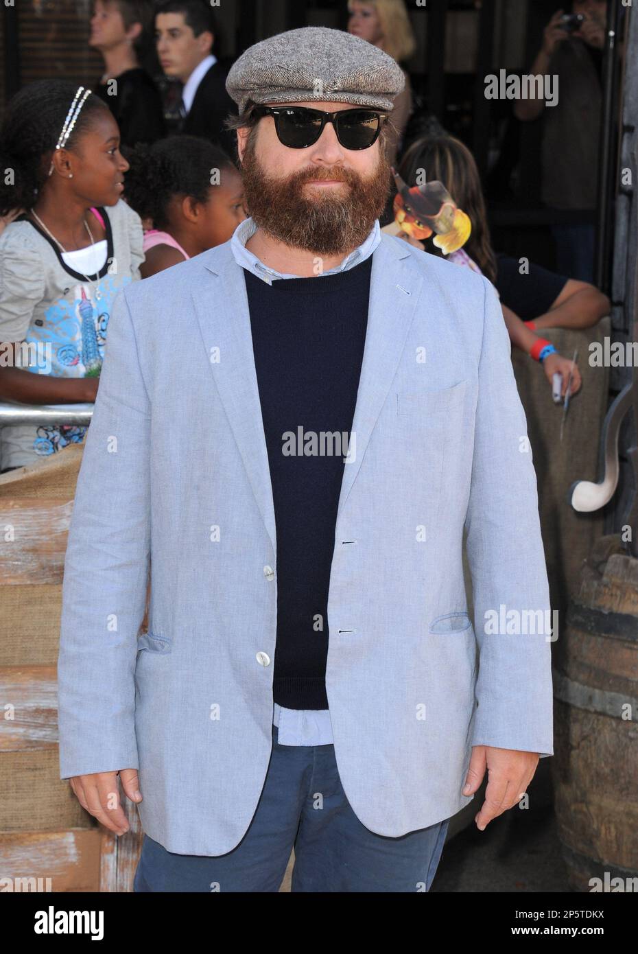 WESTWOOD, CA OCTOBER 23 Actor Zach Galifianakis arrives at the "Puss