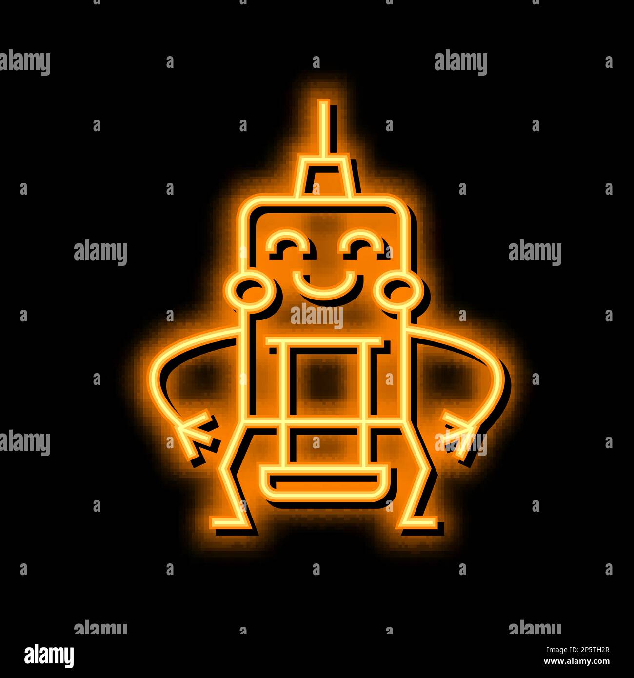 syringe medicine tool neon glow icon illustration Stock Vector Image ...