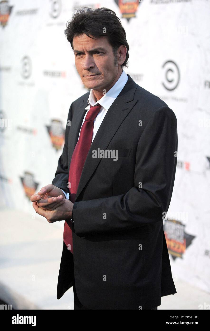 LOS ANGELES, CA SEPTEMBER 10 Actor Charlie Sheen arrives at the