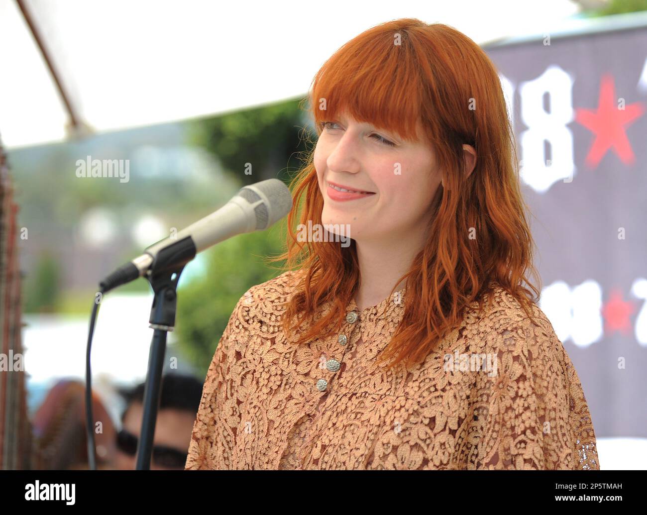 HOLLYWOOD, CA - JUNE 14: Singer Florence Welch of Florence and the ...