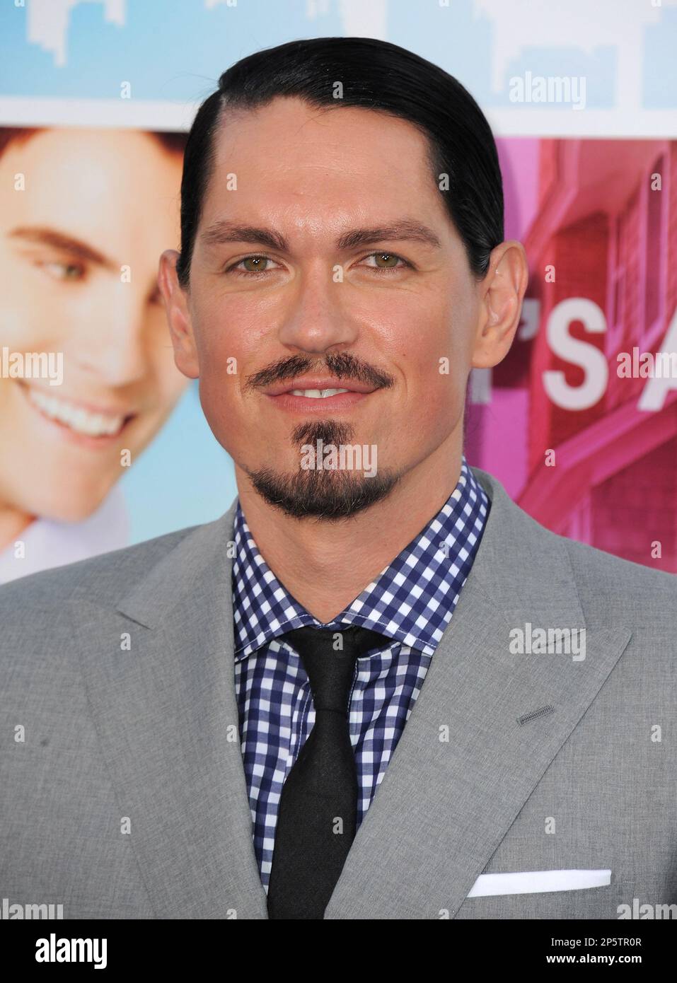 HOLLYWOOD, CA MAY 03 Actor Steve Howey arrives at the "Something