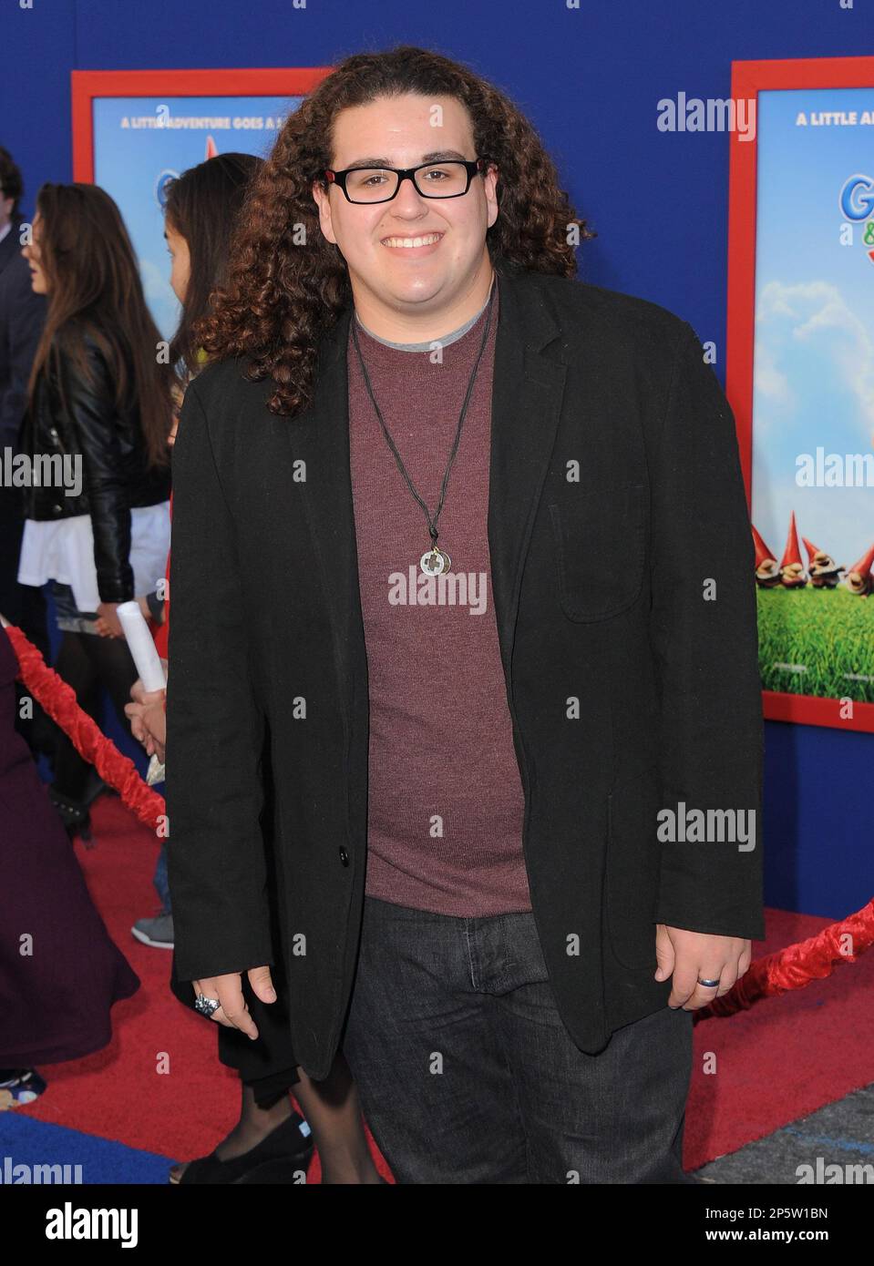 HOLLYWOOD, CA JANUARY 23 Matthew Timmons arrives at the "Gnomeo And
