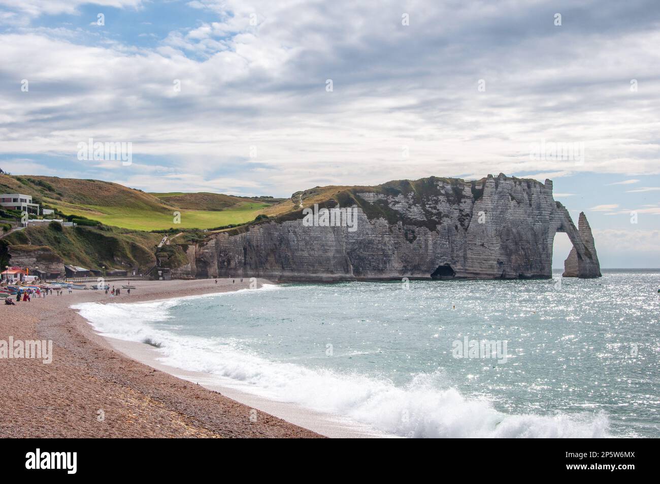 The cliffs of Etretat in France Stock Photo - Alamy