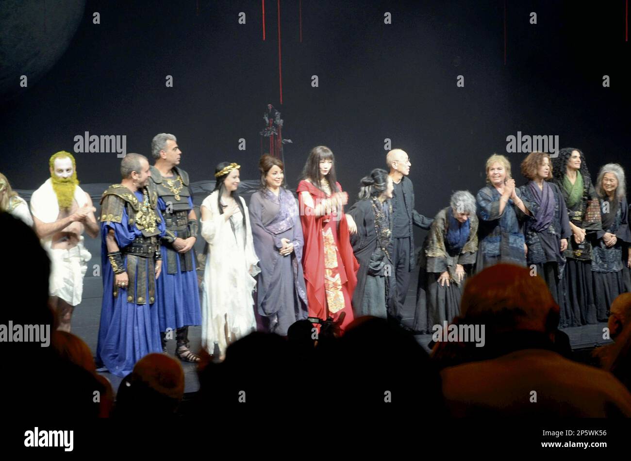 Japanese well-known theater director Yukio Ninagawa stages a ...