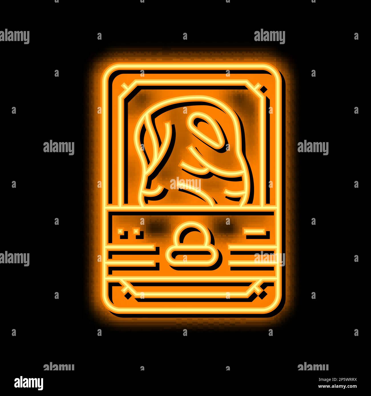 package with beef meat neon glow icon illustration Stock Vector Image ...
