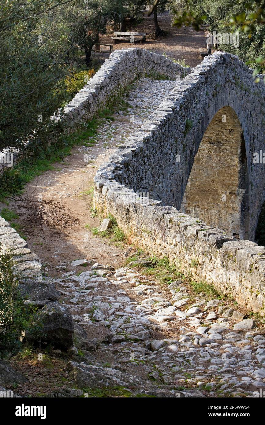 Bridge over Llierca River 14th Century , between Sadernes and