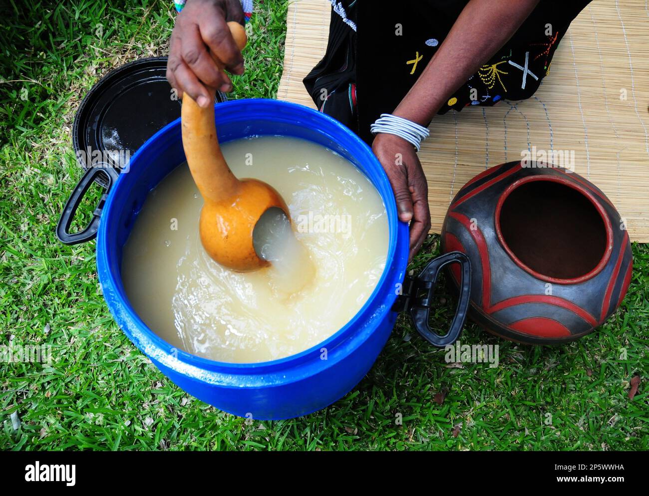 A colourful ceremony to celebrate the first harvest of the sacred