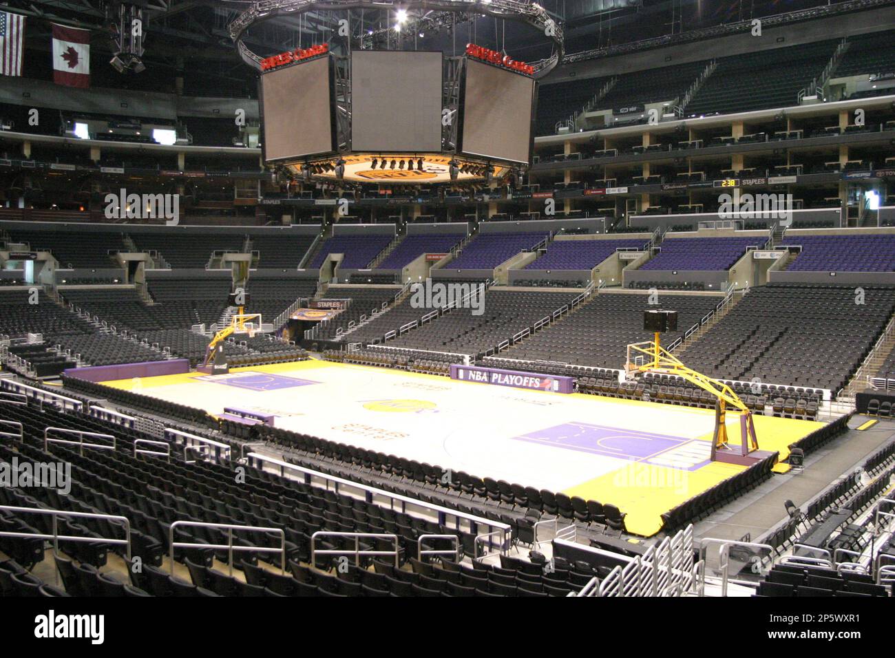 A look at Staples Center home of the Los Angeles Lakers, Los