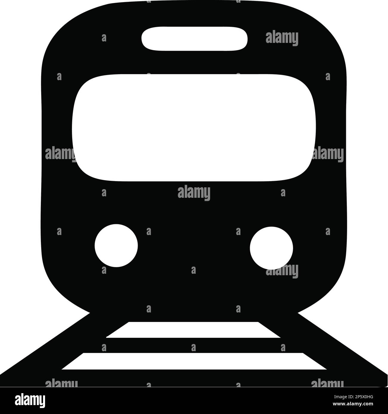 Train Black and White Illustration Stock Photo Alamy