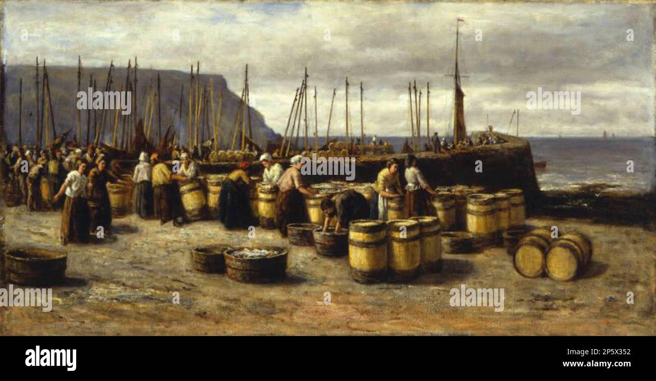 The Herring Harvest, Archibald David Reid (Aberdeen, Scotland, 1844