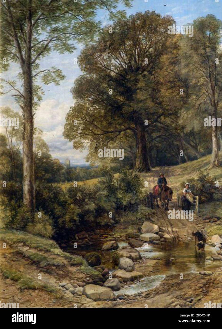 The Road through the Wood, Thomas Creswick (Sheffield, England, 1811