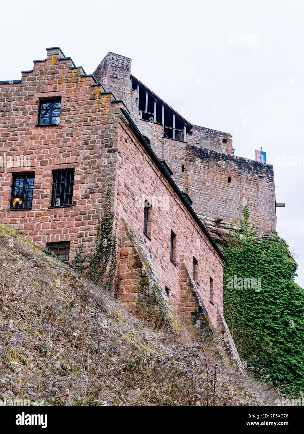Spangenberg Castle (Rhineland-Palatinate) Stock Photo