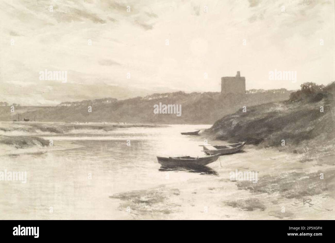 Norham Castle Illustration For Napier's 'Homes And Haunts