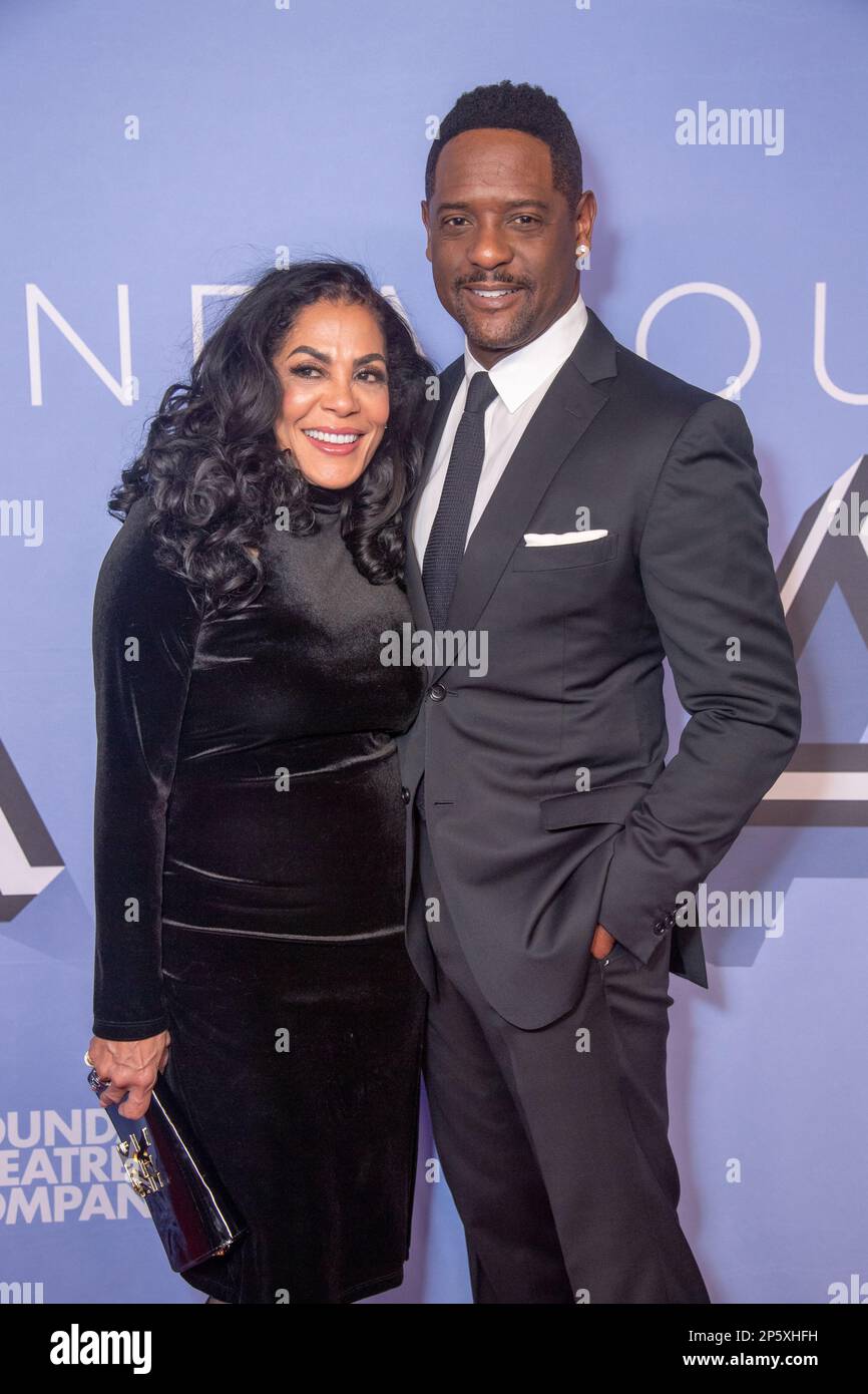 New York, United States. 06th Mar, 2023. Blair Underwood (R) attends the 2022 Roundabout Theatre Company Gala at The Ziegfeld Ballroom in New York City. (Photo by Ron Adar/SOPA Images/Sipa USA) Credit: Sipa USA/Alamy Live News Stock Photo