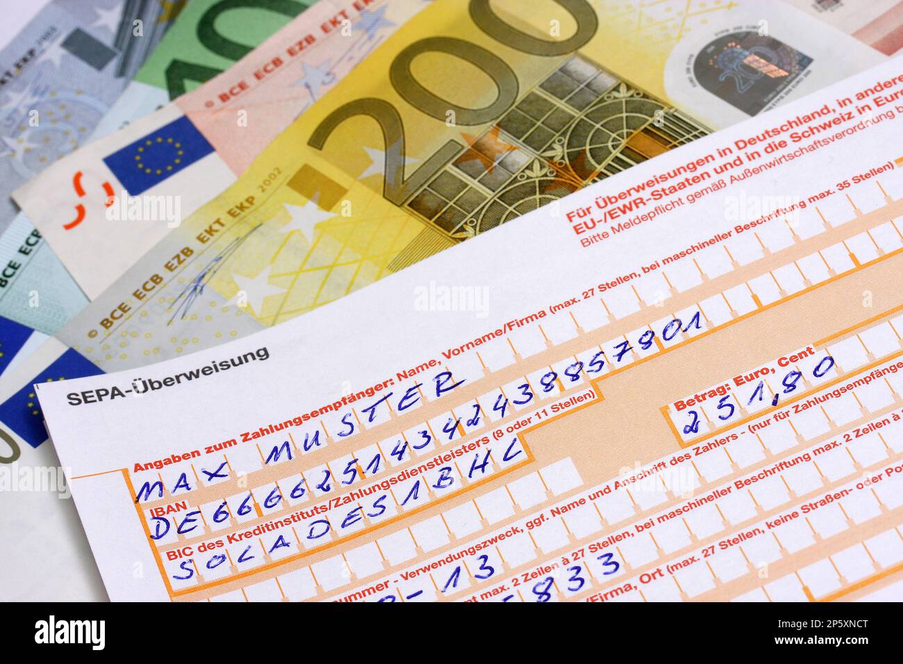 Money transfer form hi-res stock photography and images - Alamy
