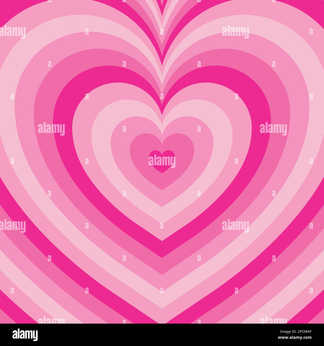 Pink heart background in retro style. Love wallpaper design Stock ...