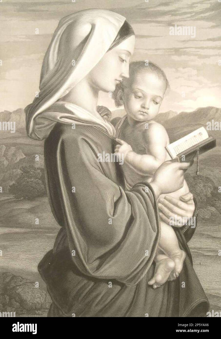 The Virgin Mother, Thomas Vernon (Staffordshire, England, c.1824 - 1872) Stock Photo