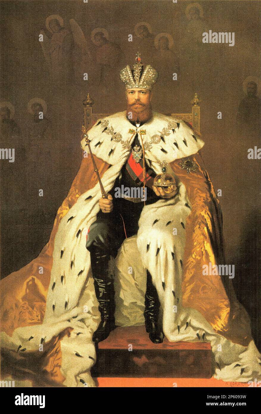 Соколов Александр Петрович - Портрет Александра III - Русская школа ...