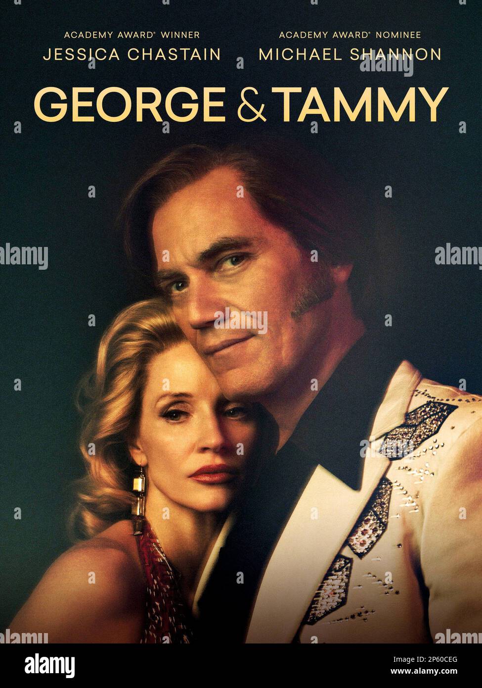 George and Tammy poster  Jessica Chastain & Michael Shannon Stock Photo