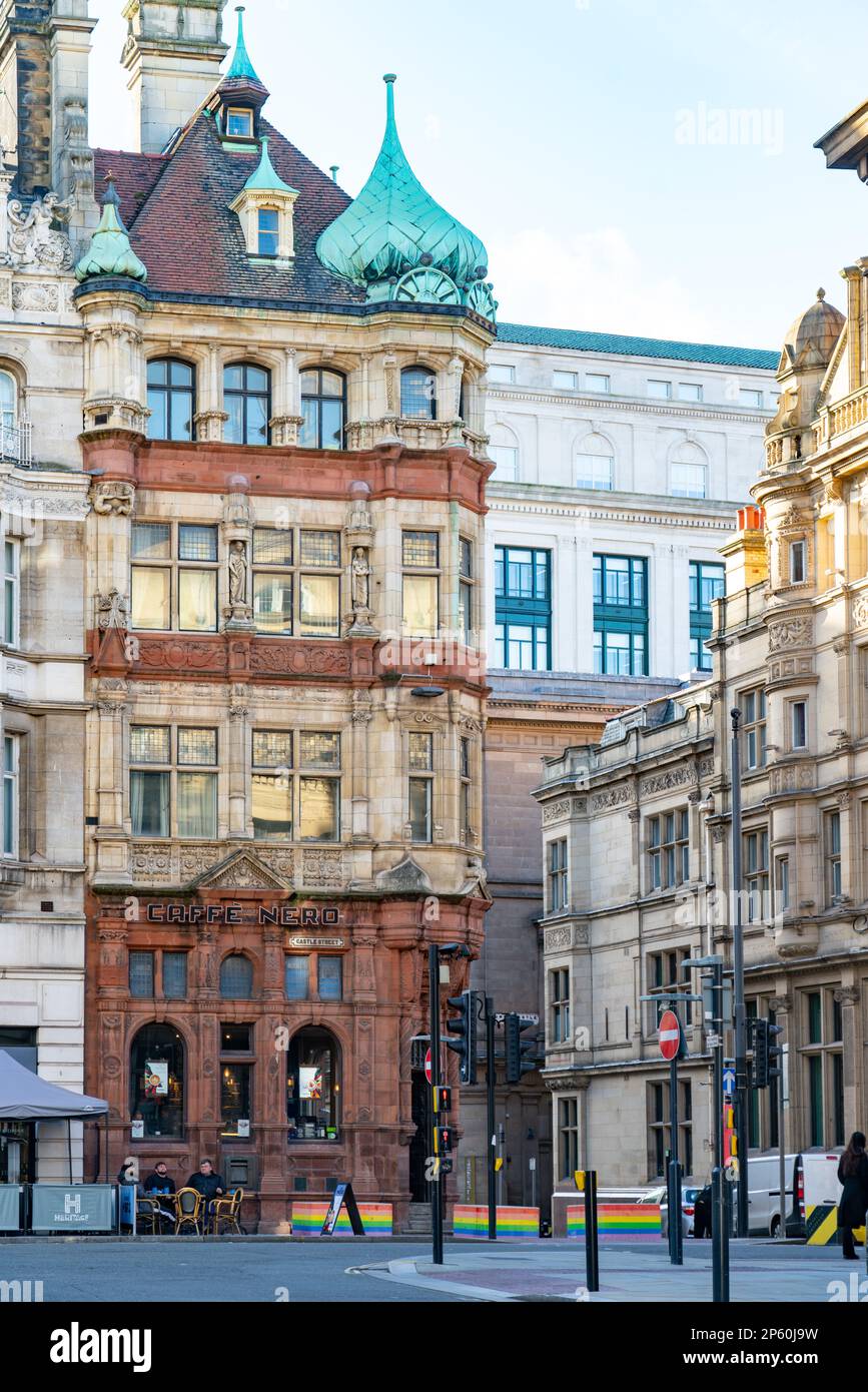 Cafe Nero, Castle Street, Liverpool, originally the Adelphi Bank