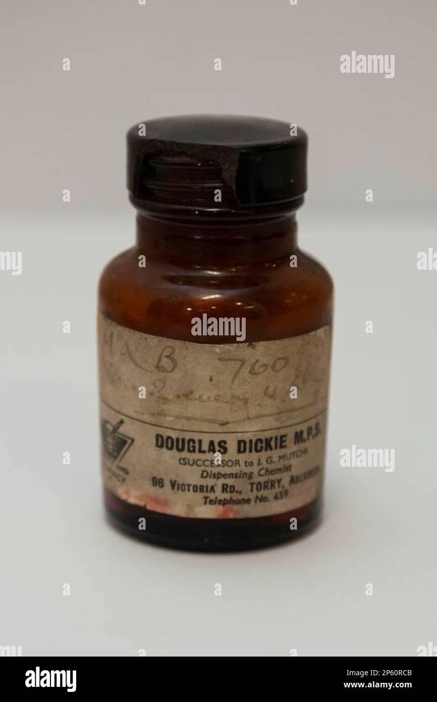 M and B 760 tablets Ship's Medicine Chest, From An Aberdeen Trawler ...
