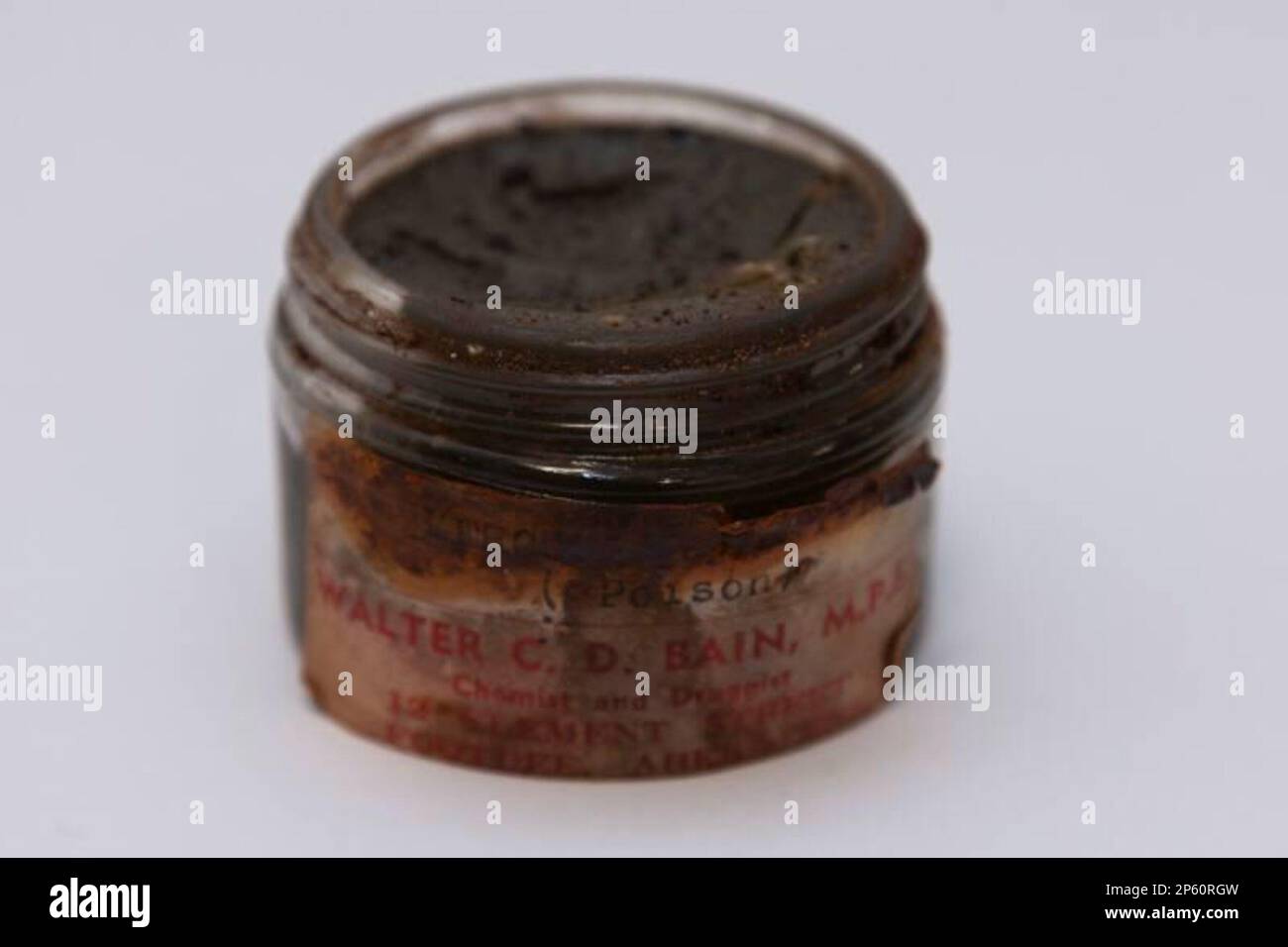 Mercury Ointment from Ship's Medicine Chest, from an Aberdeen Trawler