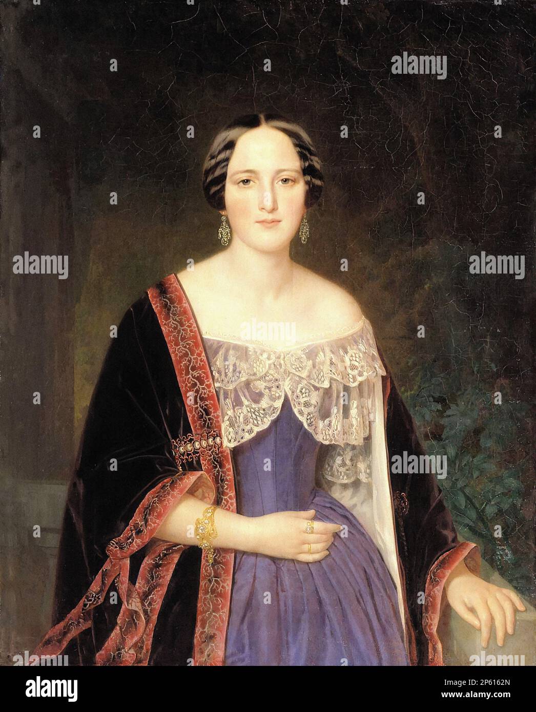 Тыранов Алексей Портрет Э.Ю.Тона Русская школа XIX век Tyranov