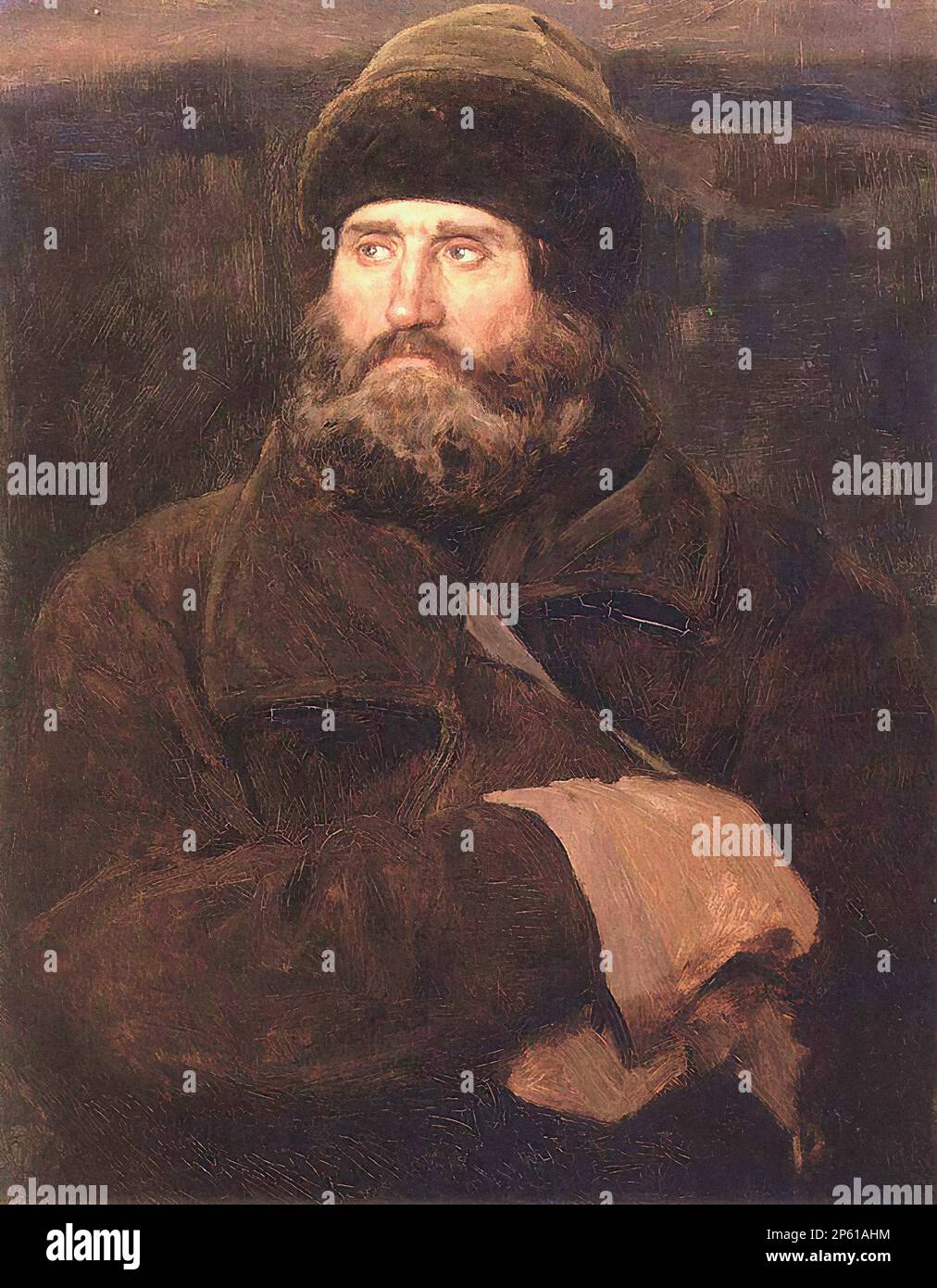 Васнецов Виктор - Иван Петров, крестьянин Владимирской губернии (Этюд ...