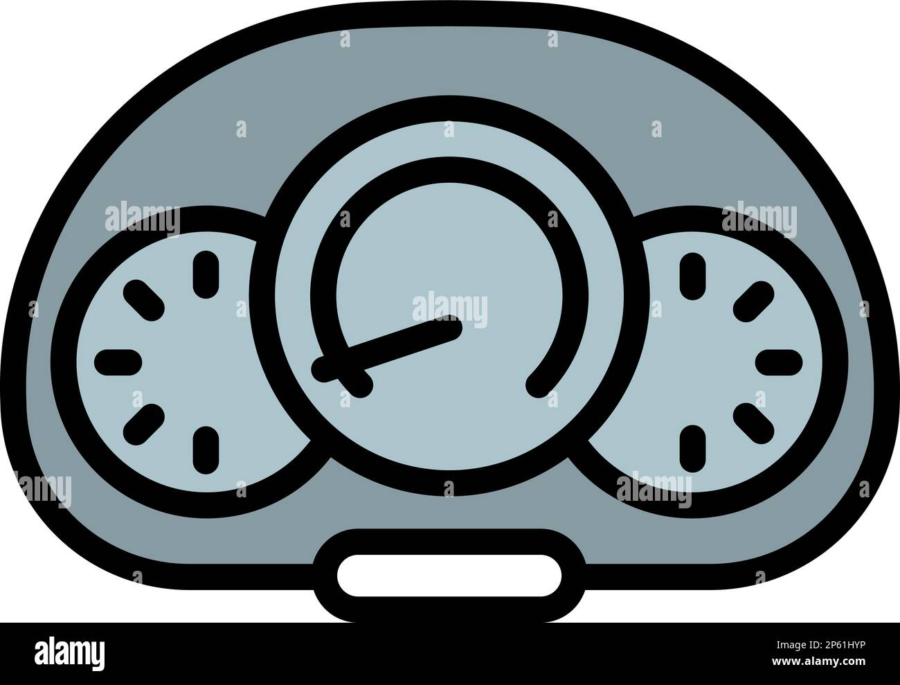 Car speedometer icon outline vector. Automobile part. Vehicle service ...