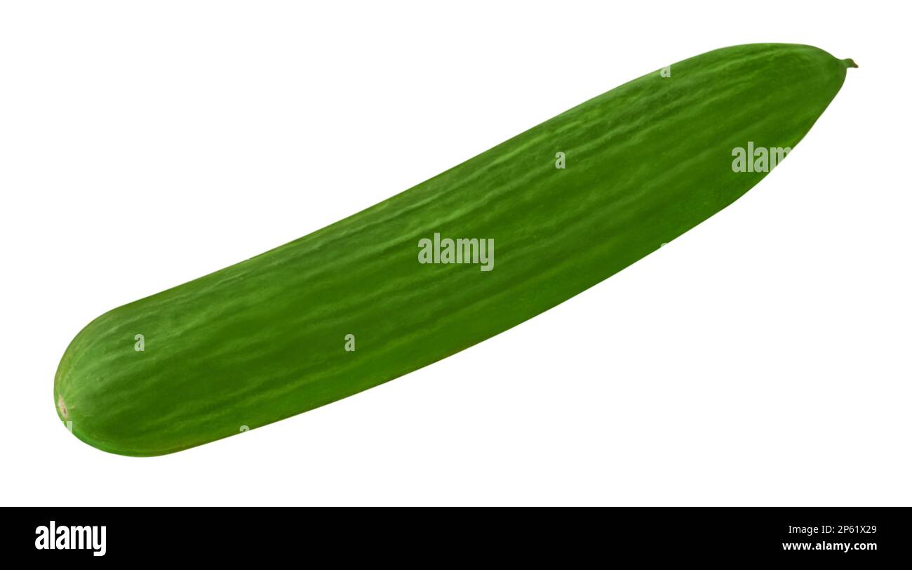 Cucumber isolated on white background Stock Photo