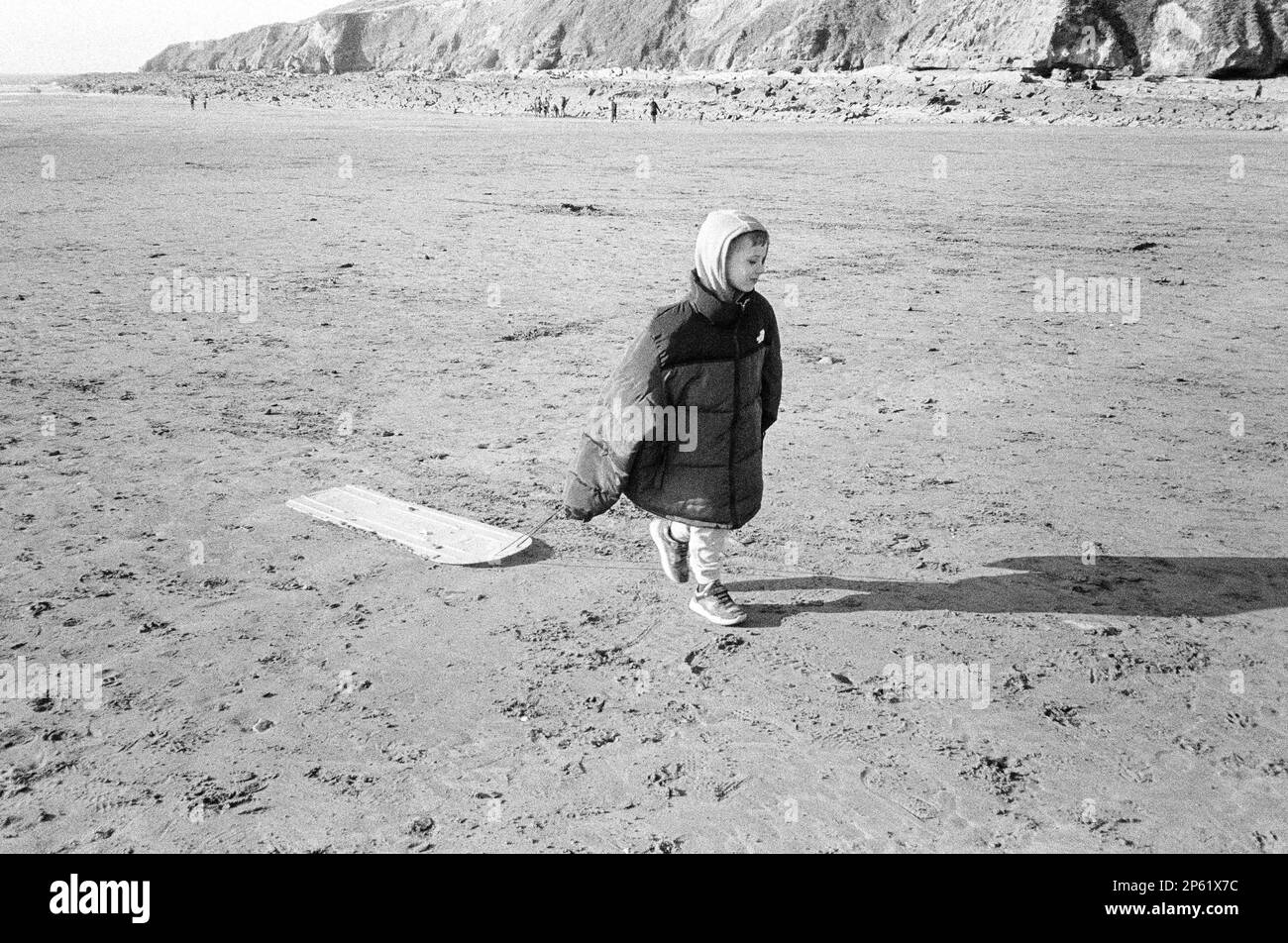 Saunton Sands beach, North Devon, England, United Kingdom Stock Photo