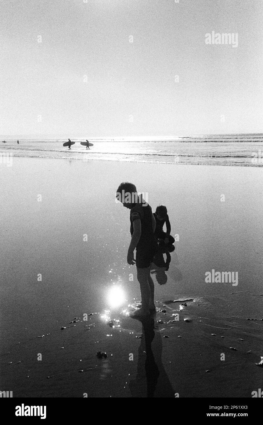 Saunton Sands beach, North Devon, England, United Kingdom Stock Photo