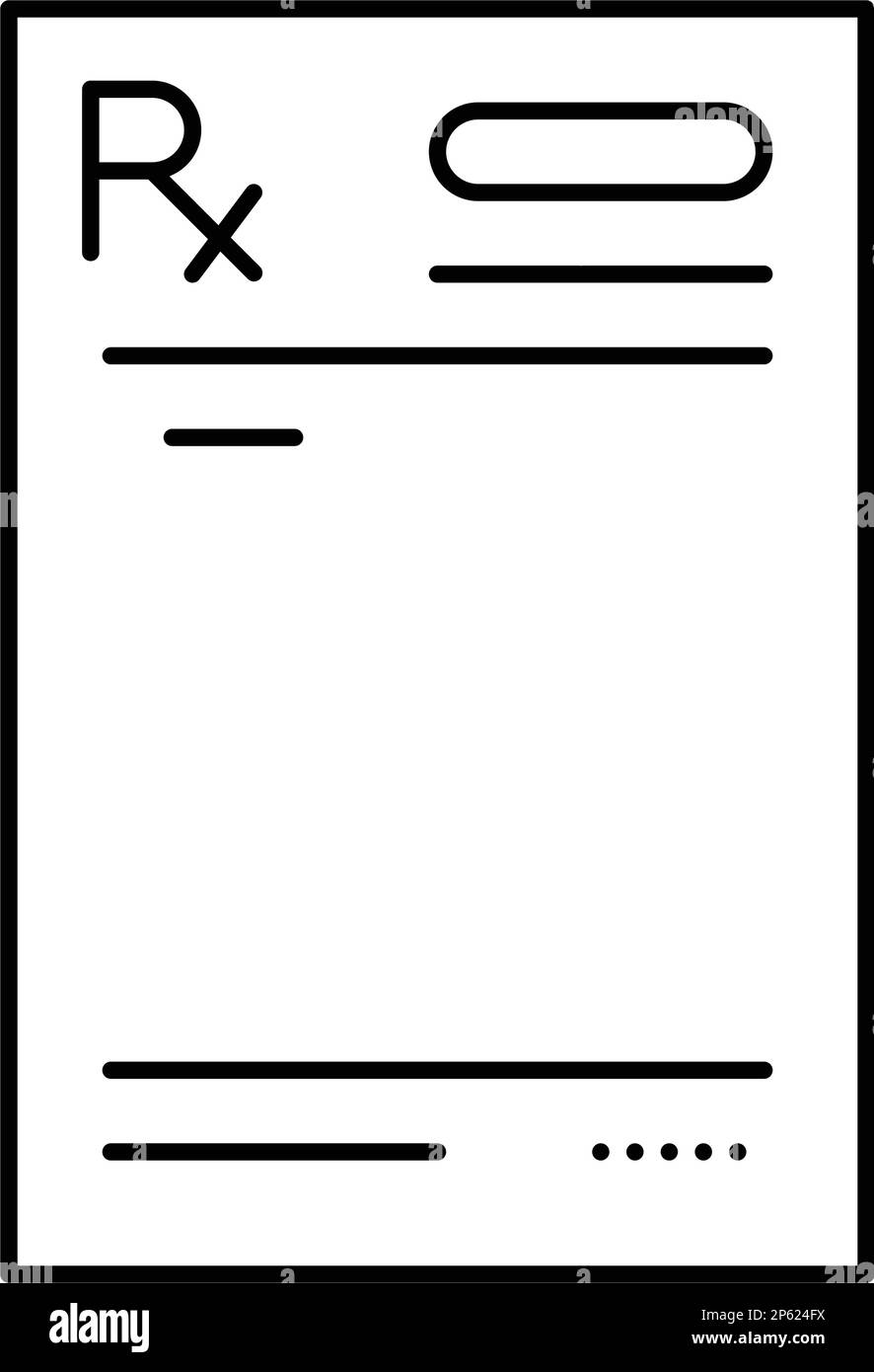 Prescription Pad Vector