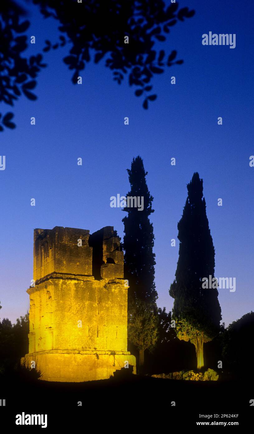 Tarragona Tower of the Scipios, roman monument (1st century AD Stock