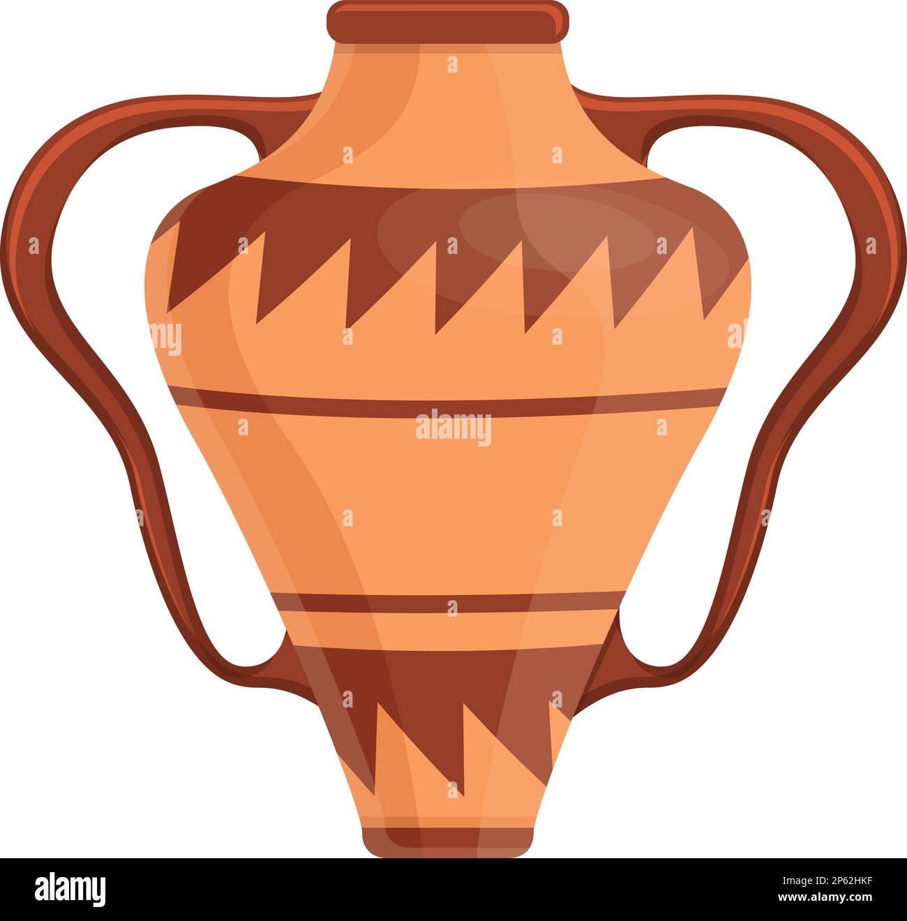 Greek vase icon cartoon vector. Rome history. Classic art Stock Vector