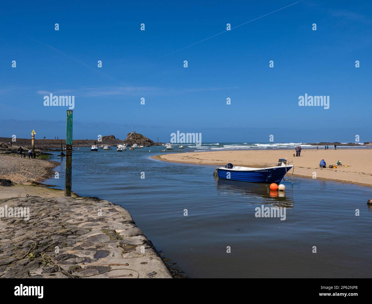 Bude seaside town in north east Cornwall, England Stock Photo Alamy
