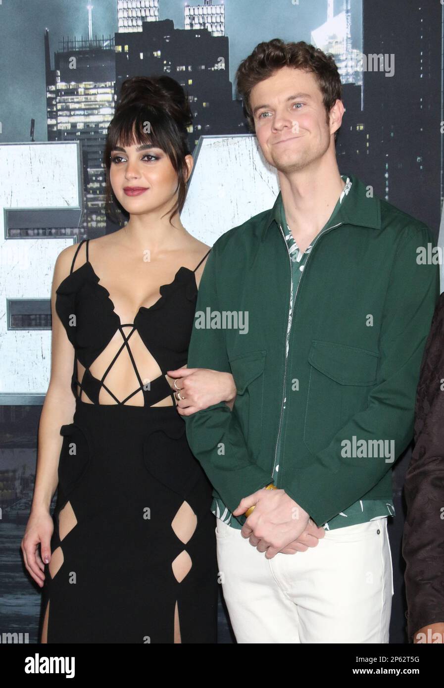 NEW YORK, NY - MARCH 06: Melissa Barrera and Jack Quaid at the world