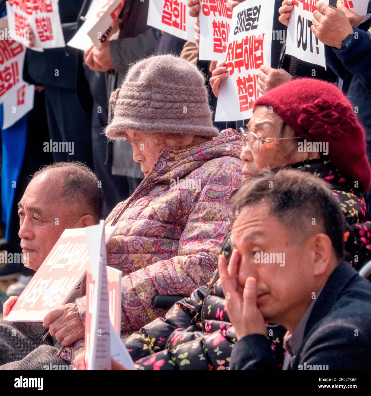 Anti-Japan and anti-Yoon Suk Yeol rally, Mar 7, 2023 : South Korean ...