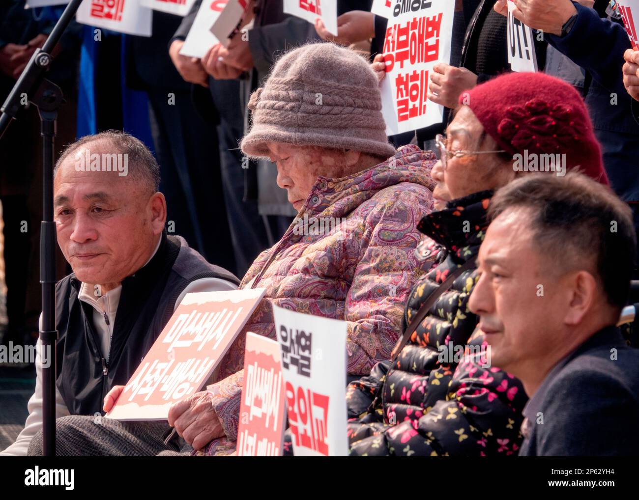 Anti-Japan and anti-Yoon Suk Yeol rally, Mar 7, 2023 : South Korean ...