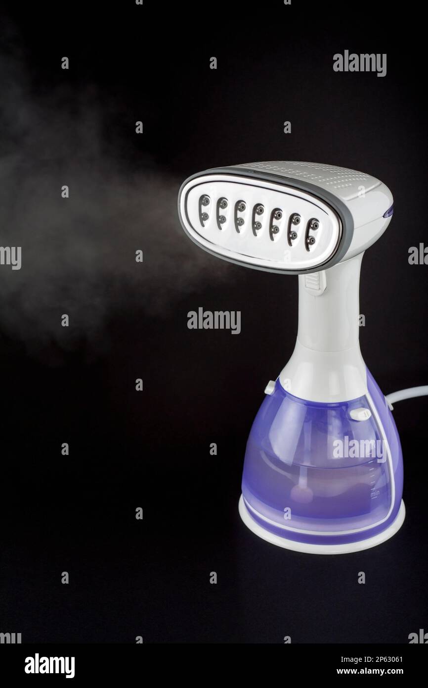 Garment streamer with stream on black background Stock Photo