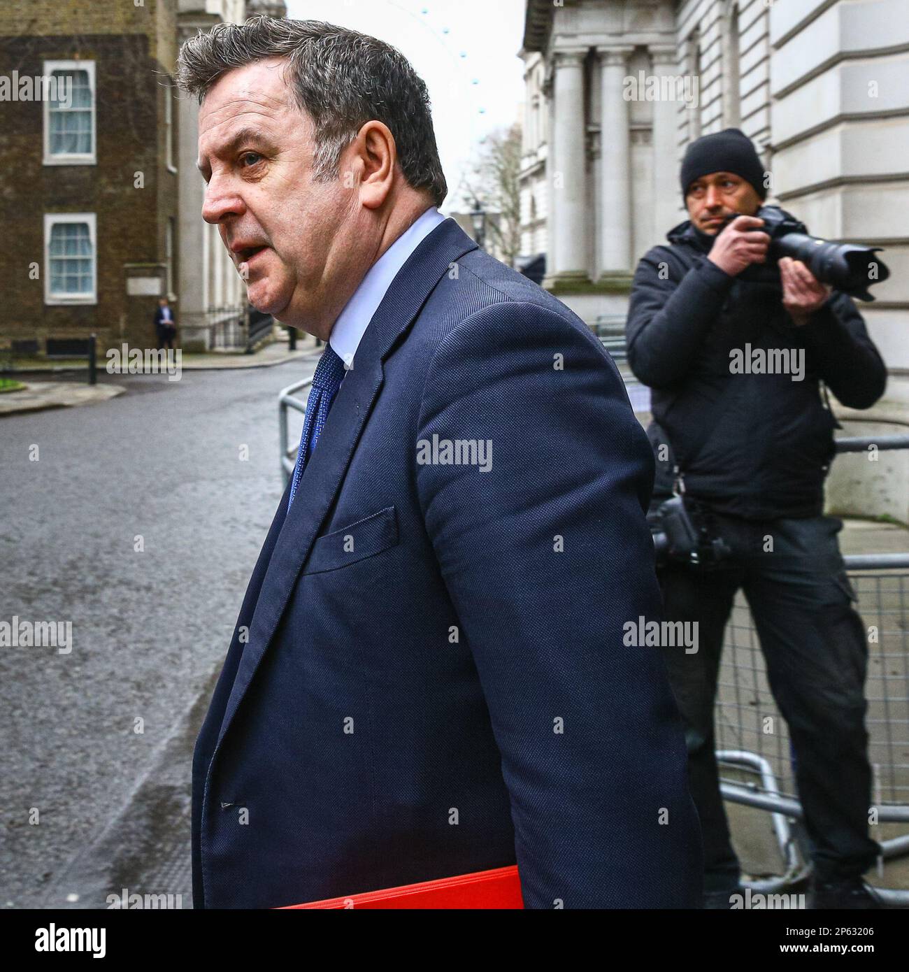 London, UK. 07th Mar, 2023. Mel Stride, MP, Secretary of State for Work and Pensions. Ministers attend the weekly government cabinet meeting at 10 Downing Street in Westminster, London, England. Credit: Imageplotter/Alamy Live News Stock Photo