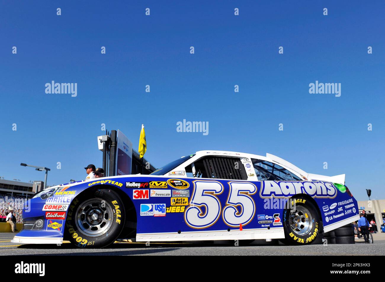Mark Martin during practice for the NASCAR Sprint Cup Series auto race ...