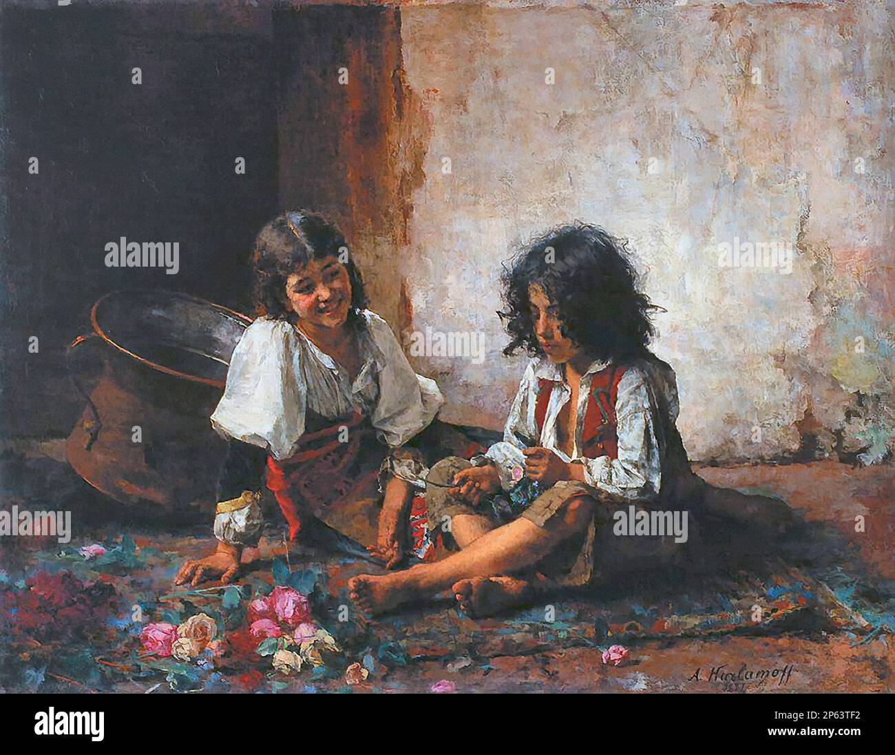 Italian school painting xix hi-res stock photography and images - Alamy