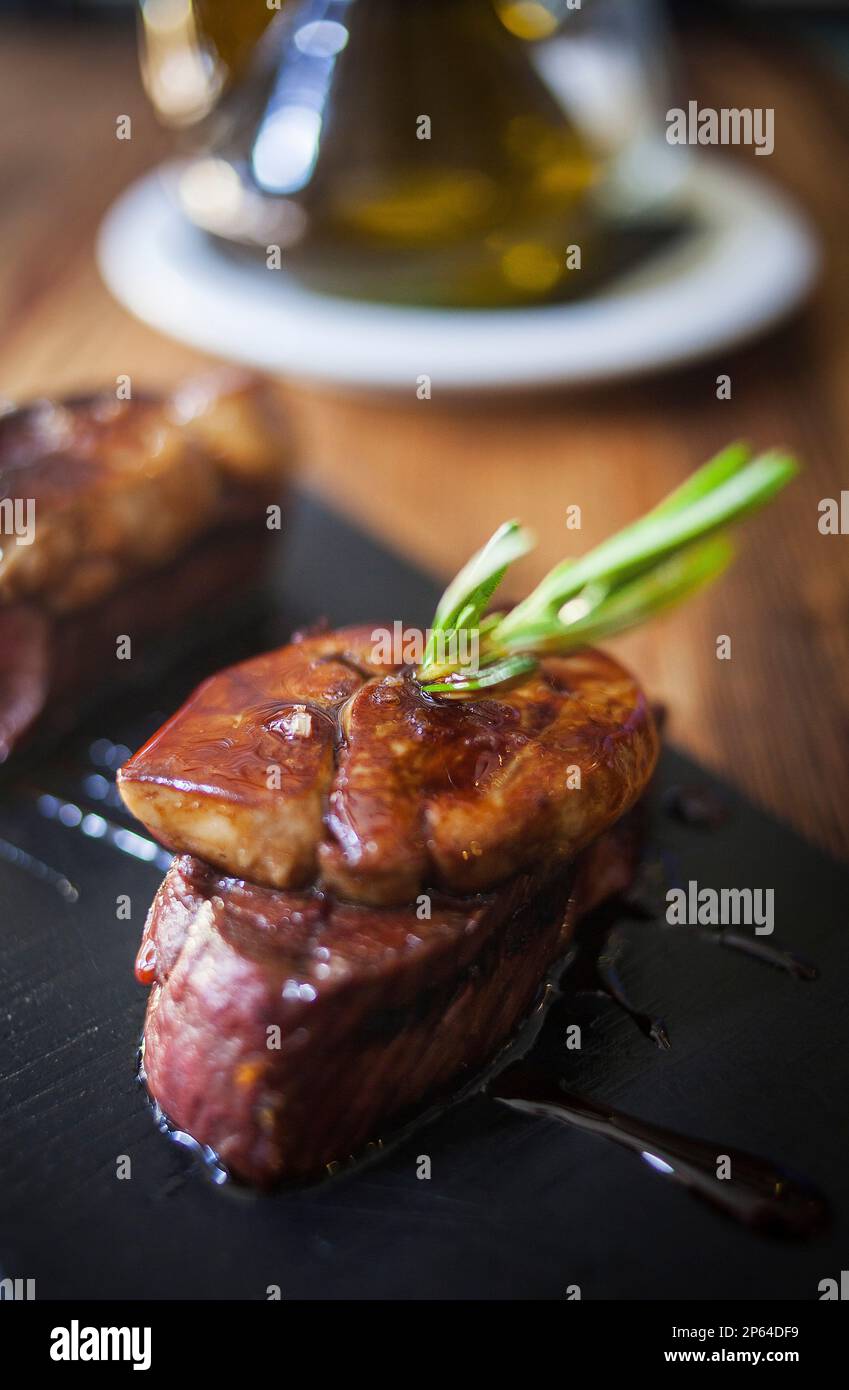 Tapa, Beef tenderloin with foie, Bar Mut, Pau Claris 192, Barcelona