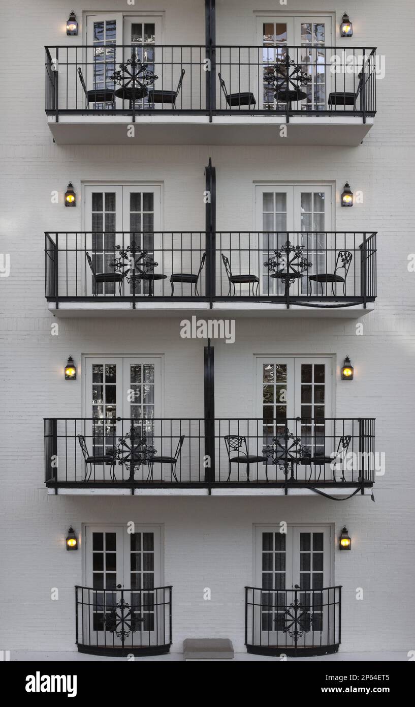 Wrought Iron Decks Stock Photo Alamy