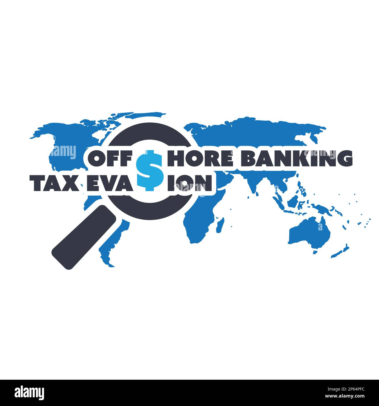 Offshore Banking And Tax Evasion Design Idea Stock Vector Image & Art