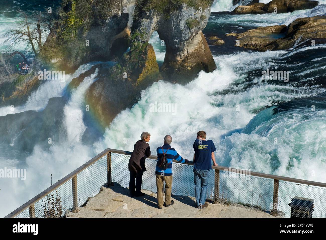 Waterfalls of Shaffahusen, Switzerland Stock Photo - Alamy