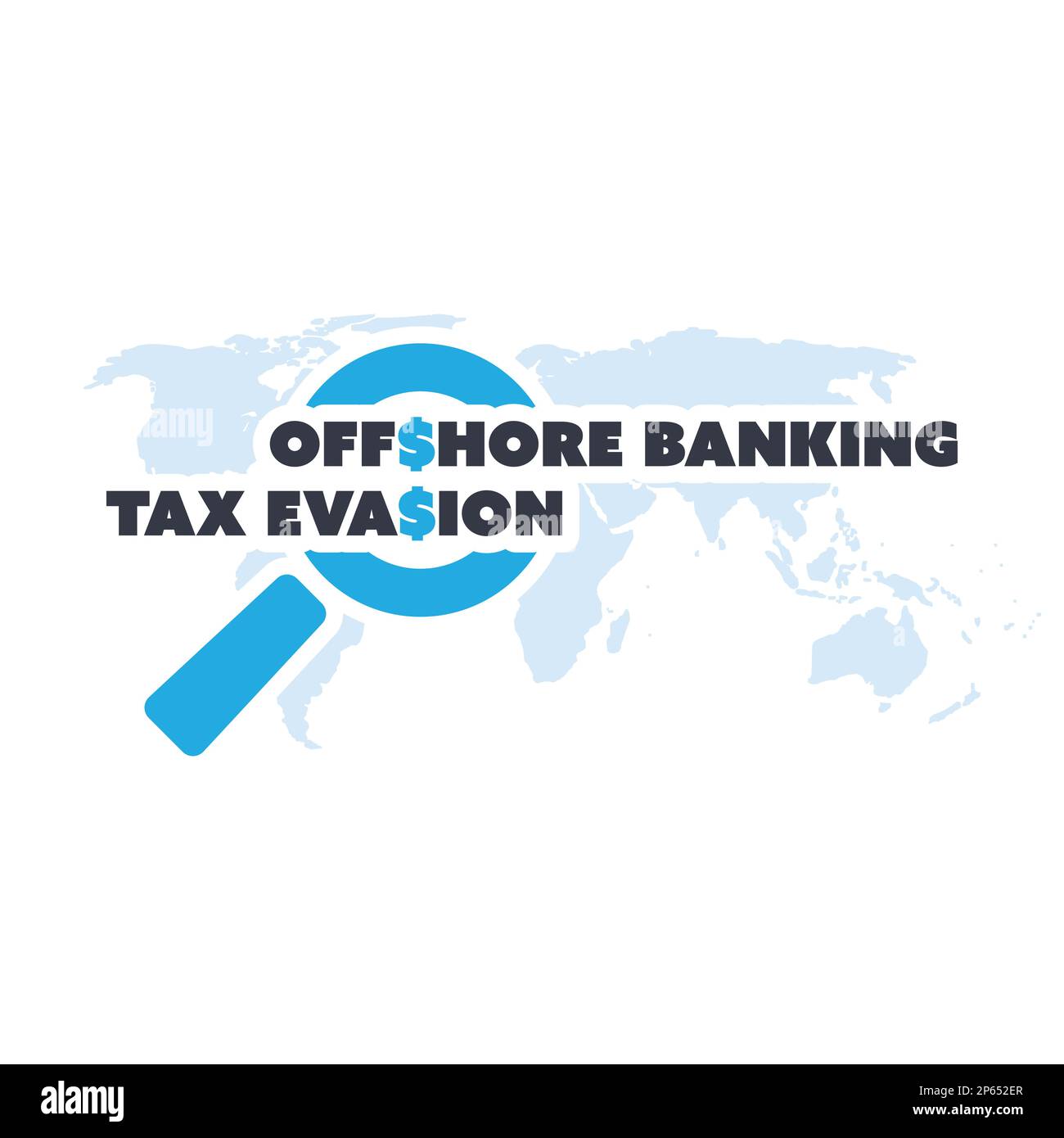 Offshore Banking And Tax Evasion Design Idea Stock Vector Image & Art
